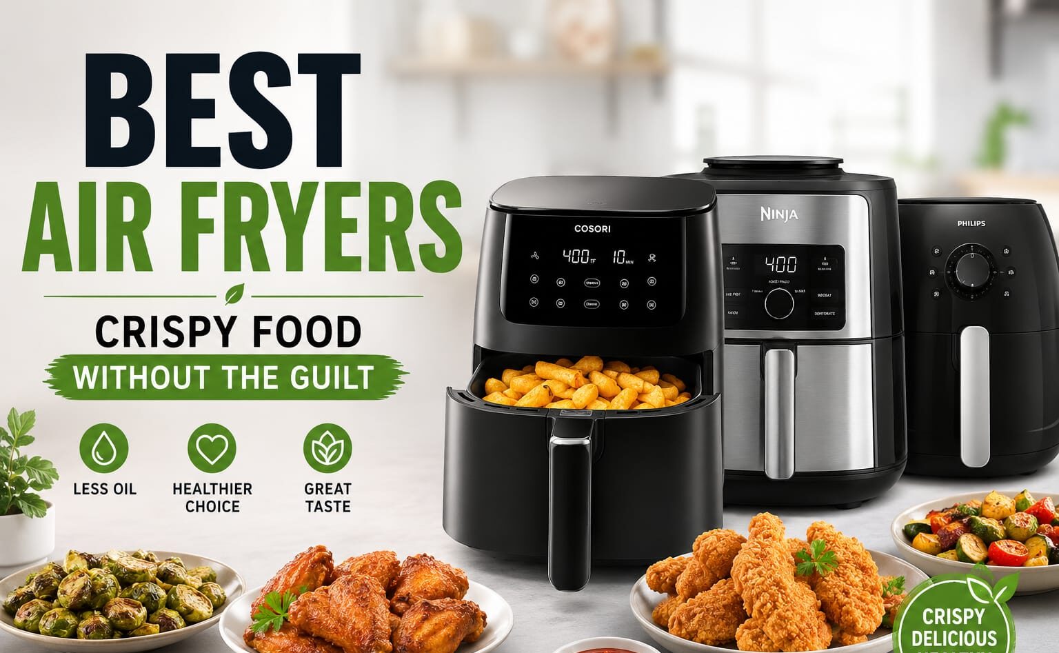 The Best Air Fryers : Crispy Food Without The Guilt