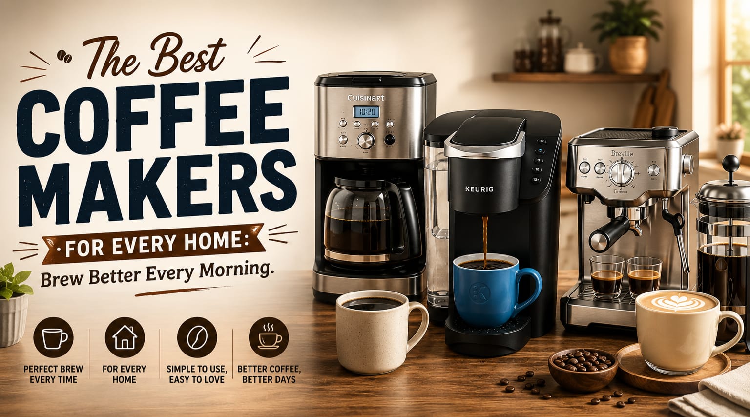 The Best Coffee Makers for Every Home: Brew Better Every Morning